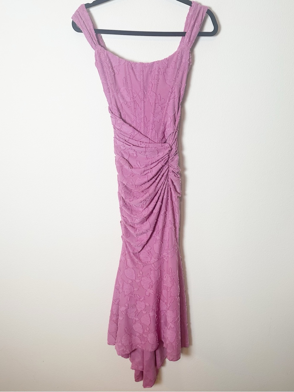 House of CB Cesca Gown Maxi Dress Rose Pink Lilac Corset Extra Small - Picture 5 of 11